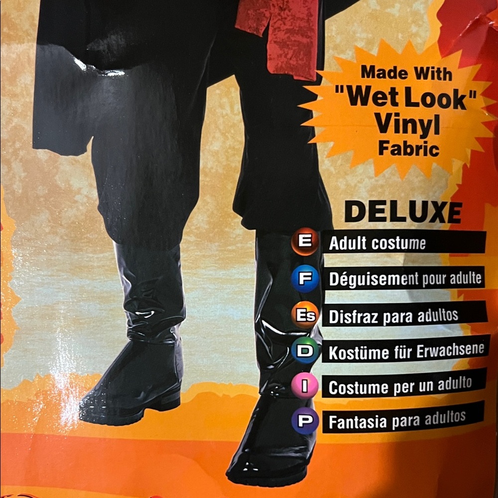 EUC - Rubie's El Bandido Deluxe Adult Costume - Black and Red - Picture 15 of 16